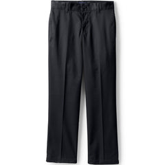 Boys Iron Knee Blend Plain Front Chino Pants
