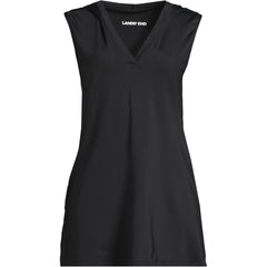 Women's SunShade UPF 50 Quickdry Sleeveless Mini Swim Cover-Up Dress