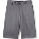 School Uniform Men's 11" Plain Front Blend Chino Shorts