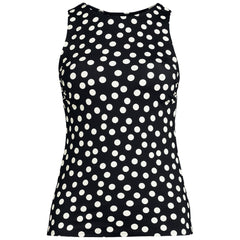 Women's DDD-Cup High Neck UPF 50 Sun Protection Modest Tankini Swimsuit Top