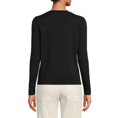 Women's Fine Gauge Cotton Cardigan Sweater
