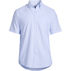School Uniform Men's Big & Tall Short Sleeve Buttondown Oxford Sport Shirt