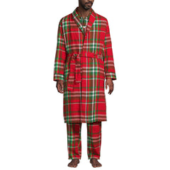 Men's Flannel 3 Piece Pajama Set