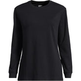 Women's Cotton Relaxed Long Sleeve Crew Neck