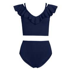 Women's LE x T and T The Tegan Ruffle Midkini Set