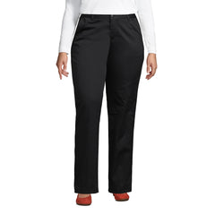 School Uniform Women's Plus Plain Front Blend Chino Pants