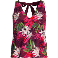 Women's Lightweight Jersey Blouson Vneck Tank
