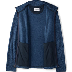 School Uniform Men's Sweater Fleece Zip Front Jacket