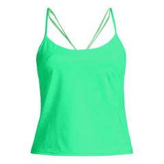 Women's Tugless QuickDry Adjustable Strappy Back Tankini Top