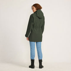Women's Plus Size Squall Hooded Waterproof Raincoat