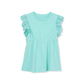 Girls Short Sleeve Peplum Top