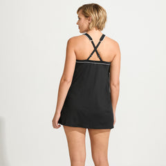 Women's Plus Size G-Cup High Neck Swim Dress Swimsuit
