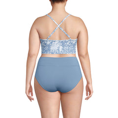 Women's Plus Size SlenderSuit Pleated Bikini Top