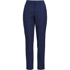 Women's Plus Size High Rise Bi Stretch Pintuck Pencil Ankle Pants