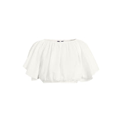 Women's Plus Size Cotton Gauze Dolman Sleeve Crop Cover Up Top