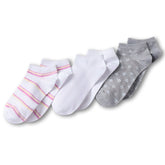 Women's Cotton Patterned Ankle Socks 3 Pack