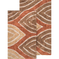 Chesapeake Davenport Cotton Anti Skid 2 Piece Bath Rug Set
