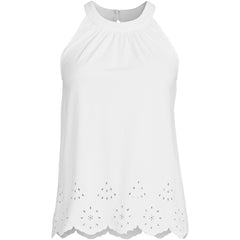Women's Lightweight Jersey Eyelet Tank Top