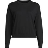 Women's Cotton Wedge Crew Neck Sweater
