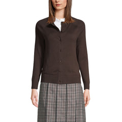 School Uniform Women's Cotton Modal Cardigan Sweater