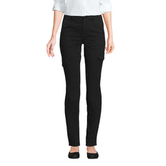 Women's Mid Rise Slim Cargo Chino Pants