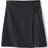 Girls Solid A-line Skirt Below the Knee