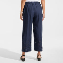 Women's Linen Embroidered Pants