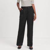 Women's Satin Elastic Back Wide Leg Pants