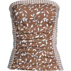 Women's Bandeau Tankini Swimsuit Top