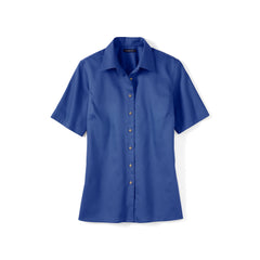 School Uniform Women's Plus Size Short Sleeve Performance Twill Shirt