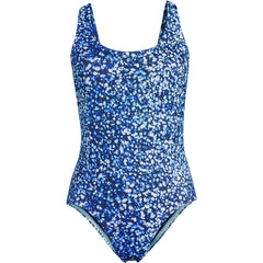 Women's Plus Size Tugless X-Back One Piece Swimsuit