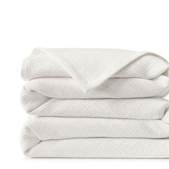 Basketweave Cotton Matelasse Coverlet