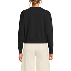 Women's Cotton Wedge Crew Neck Sweater