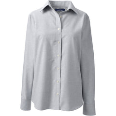 School Uniform Women's Plus Size Long Sleeve Oxford Shirt
