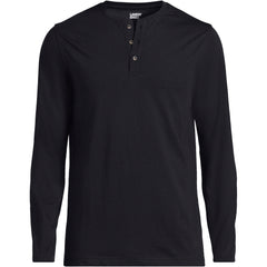 Men's Long Sleeve Cotton Supima Henley