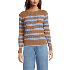 Women's Tall Drifter Modern Cable Crew Sweater