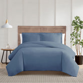 Truly Calm Silver Cool Cotton Duvet Cover Set