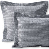 Cotton Matelasse Textured Stripe Pillow Sham