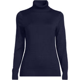Women's Plus Cotton Modal Long Sleeve Turtleneck Sweater