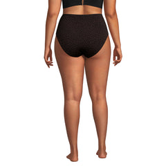 Women's Plus Size Cheeky High Waisted Bikini Bottoms