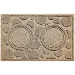 Matterly Waterhog Dots Dog Bowl Mat