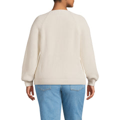 Women's Plus Size Drifter Balloon Sleeve Sweater