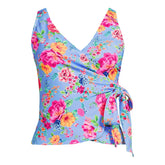 Women's D-Cup Side Tie Tankini Top