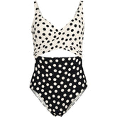 Women's Long Wrap Monokini High Leg One Piece Swimsuit
