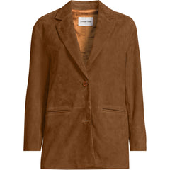 Women's Suede Boyfriend Blazer