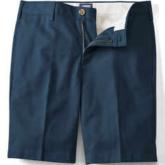 Men's Big No Iron 9" Plain Front Chino Short