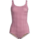 Women's Long Torso Tugless Low Leg One Piece Swimsuit