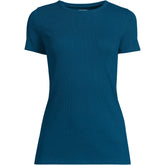 Women's Petite Micro Rib T-Shirt