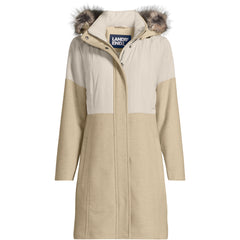 Women's Plus Size Wool Hybrid Coat