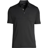 Men's Big and Tall Short Sleeve Cotton Supima Polo Shirt with Pocket